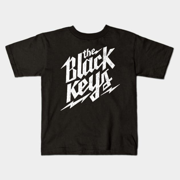 The Black Keys Vintage Kids T-Shirt by Skeletownn